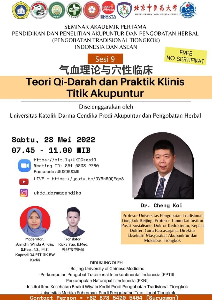 UKDC, Universitas Katolik Darma Cendika, Akupunktur