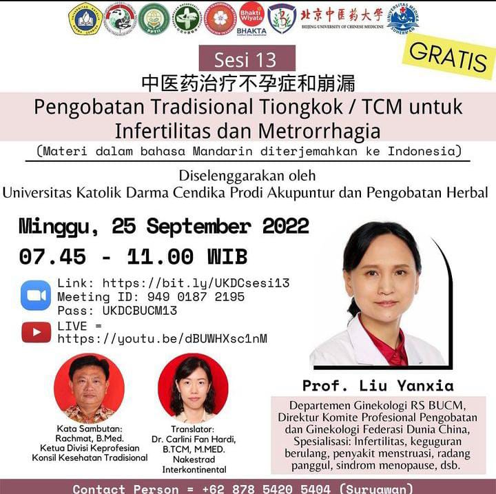 akupunktur, UKDC, Universitas KatolikDarma Cendika